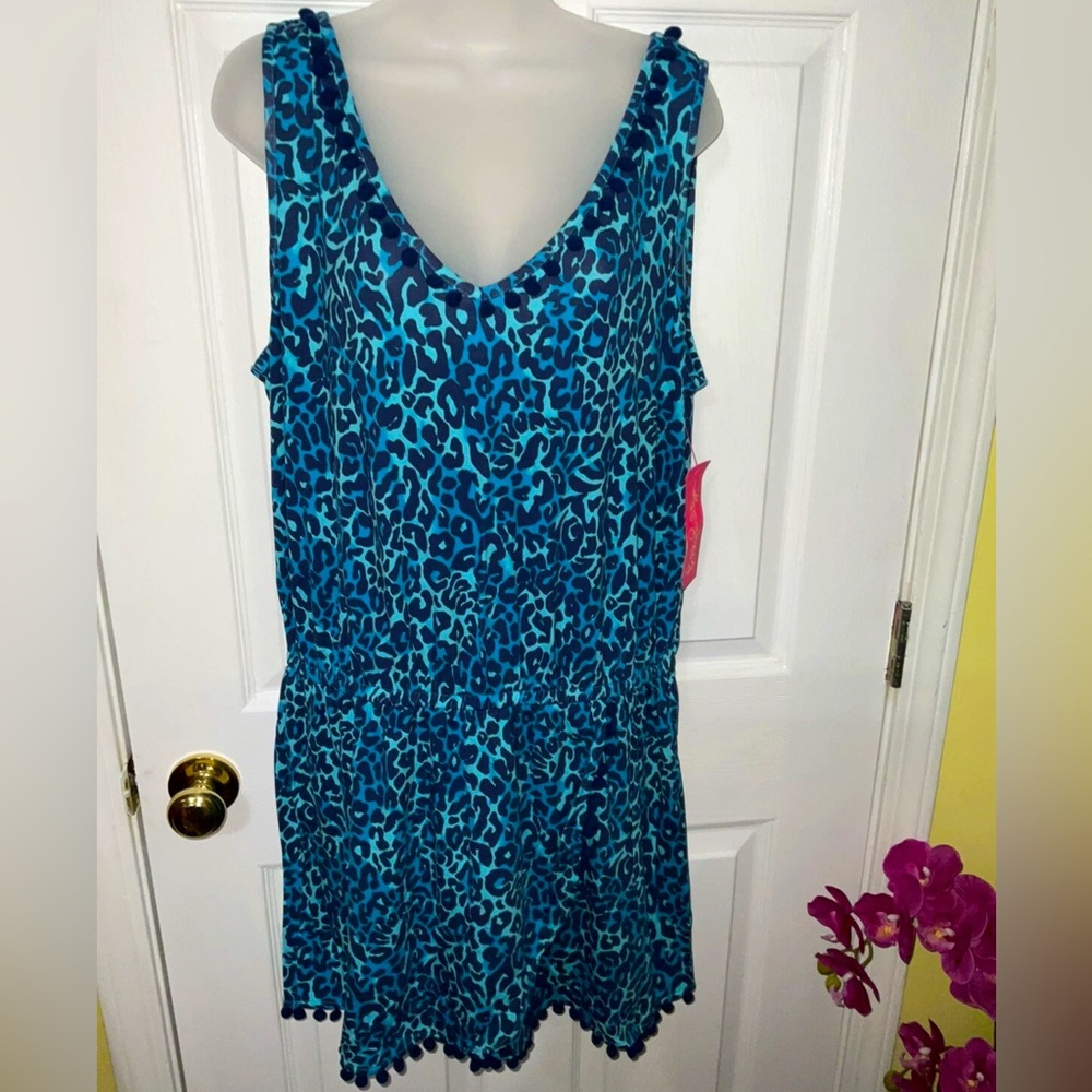 Lilly Pulitzer NWT Gigi Romper My Favorite Spot Oyster Bay Navy Size XL - Picture 7 of 7